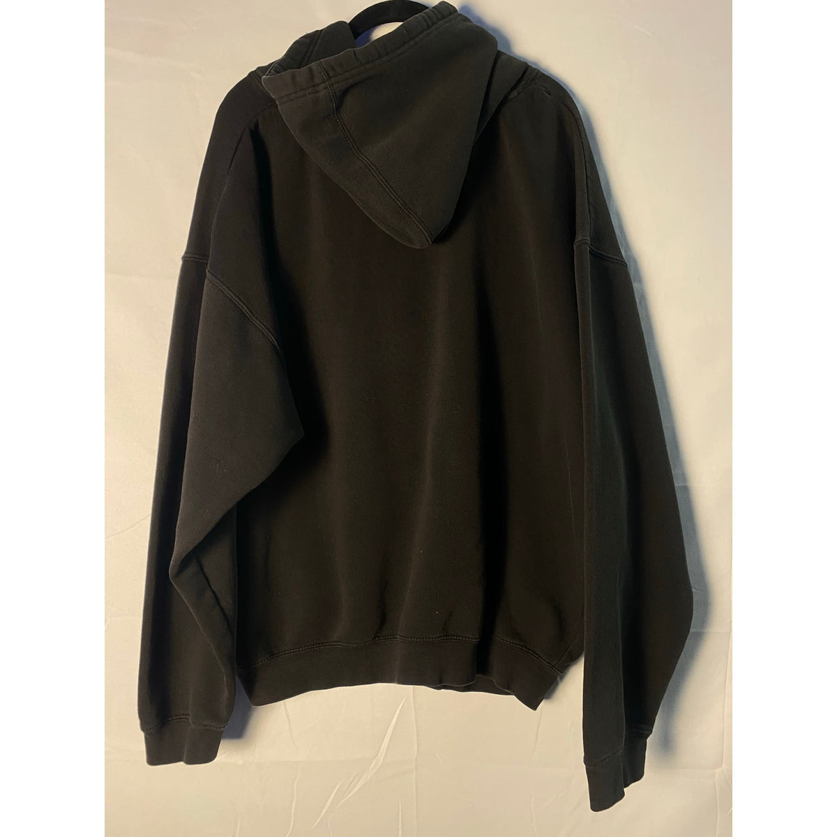 IU Indiana Hoosiers Embroidered Logo Black Hoodie Pullover Sweater Men's Large