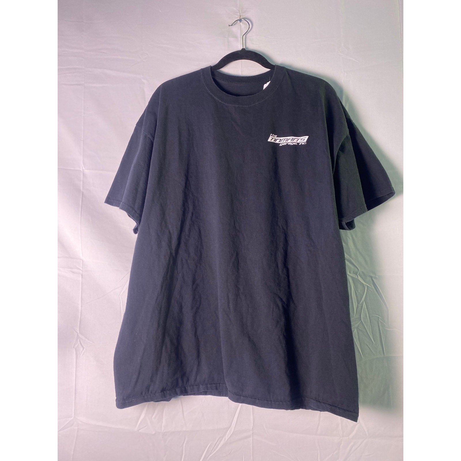 The Tinman's Garage, Inc Printed Black T-shirt Men's Size 2XL