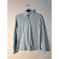 Lands' End Blue Quarter Zip Pullover Fleece Sweater Women's Size Medium