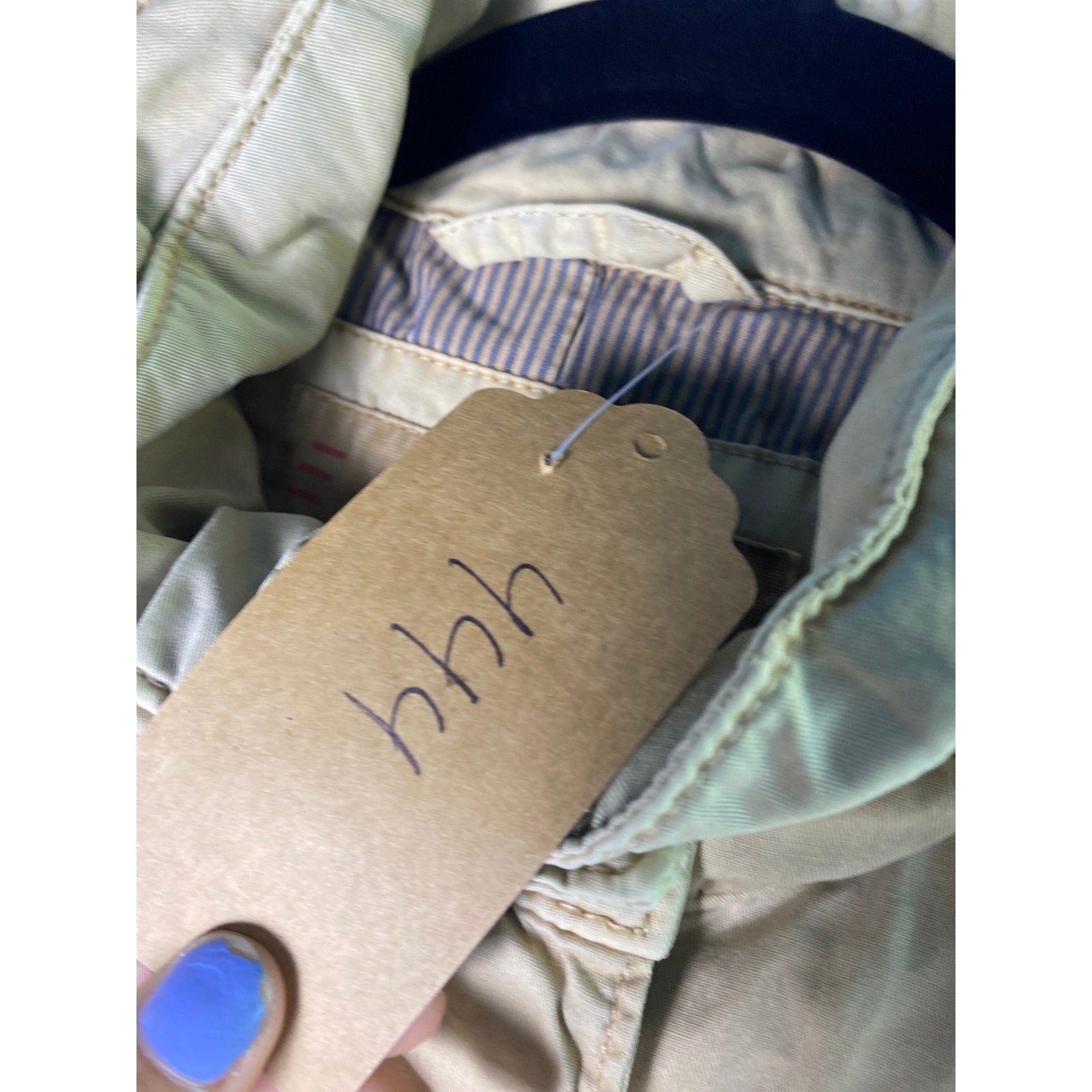 Esprit Khaki Cargo Full Zip Jacket w/ Zip Pockets Women's Size XS/S