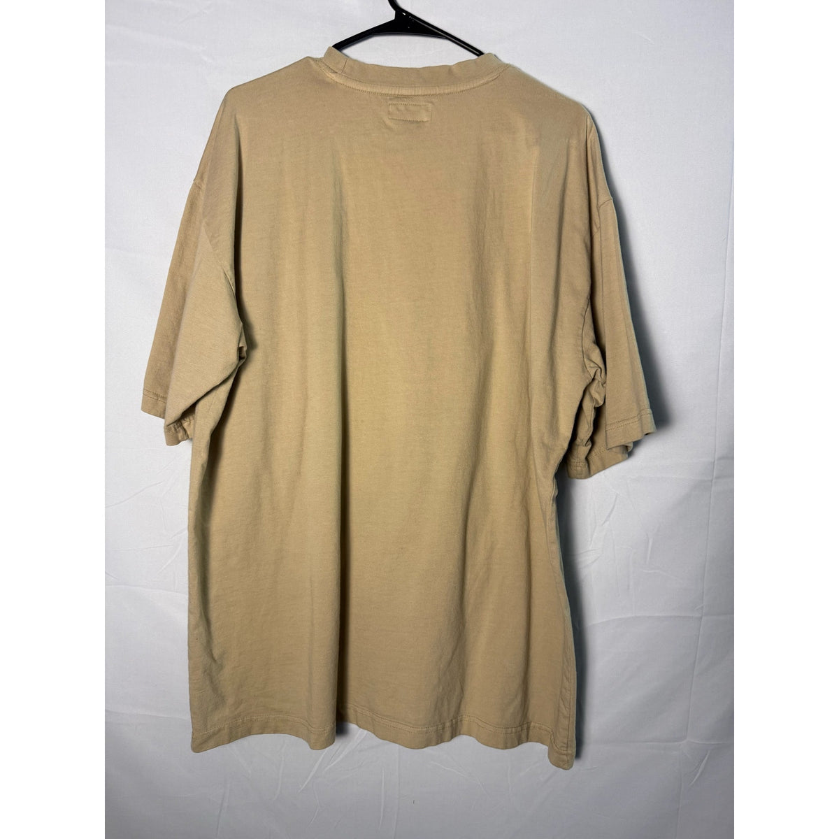 Market Nature Smiley Floral Print Beige Shirt Men's Size XL Crewneck