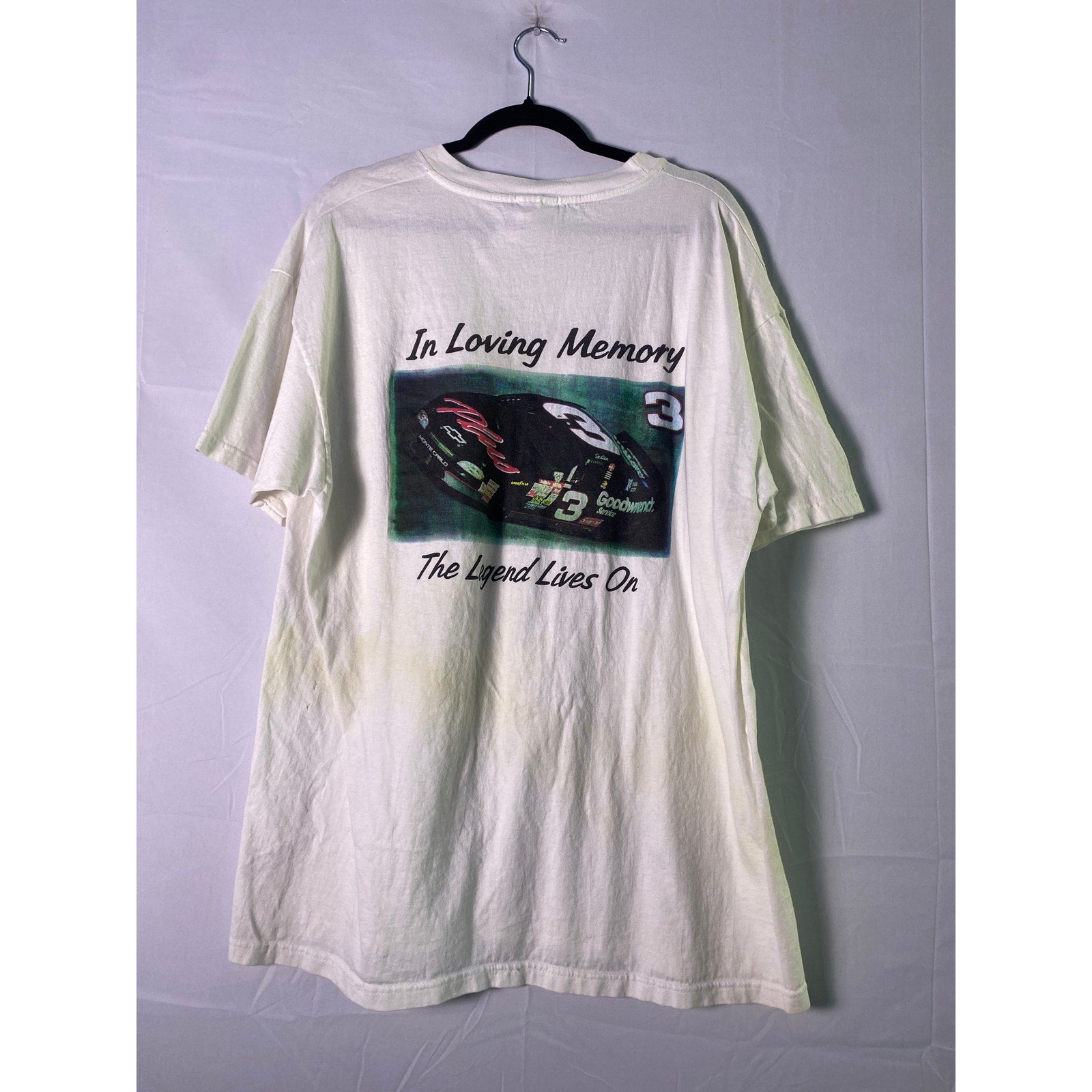 In Loving Memory of Dale Earnhardt 1951-2001 The Legend Lives On #3 Shirt XL