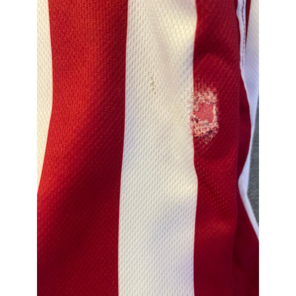 adidas Indiana University Candy Red White Stripe Basketball Pants Youth Large