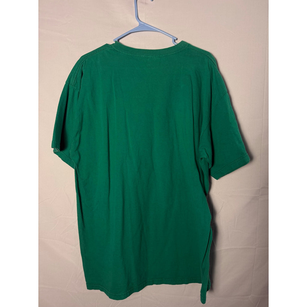 Gildan Game Over Wedding Tee Graphic Print Green Shirt Men's Size XL