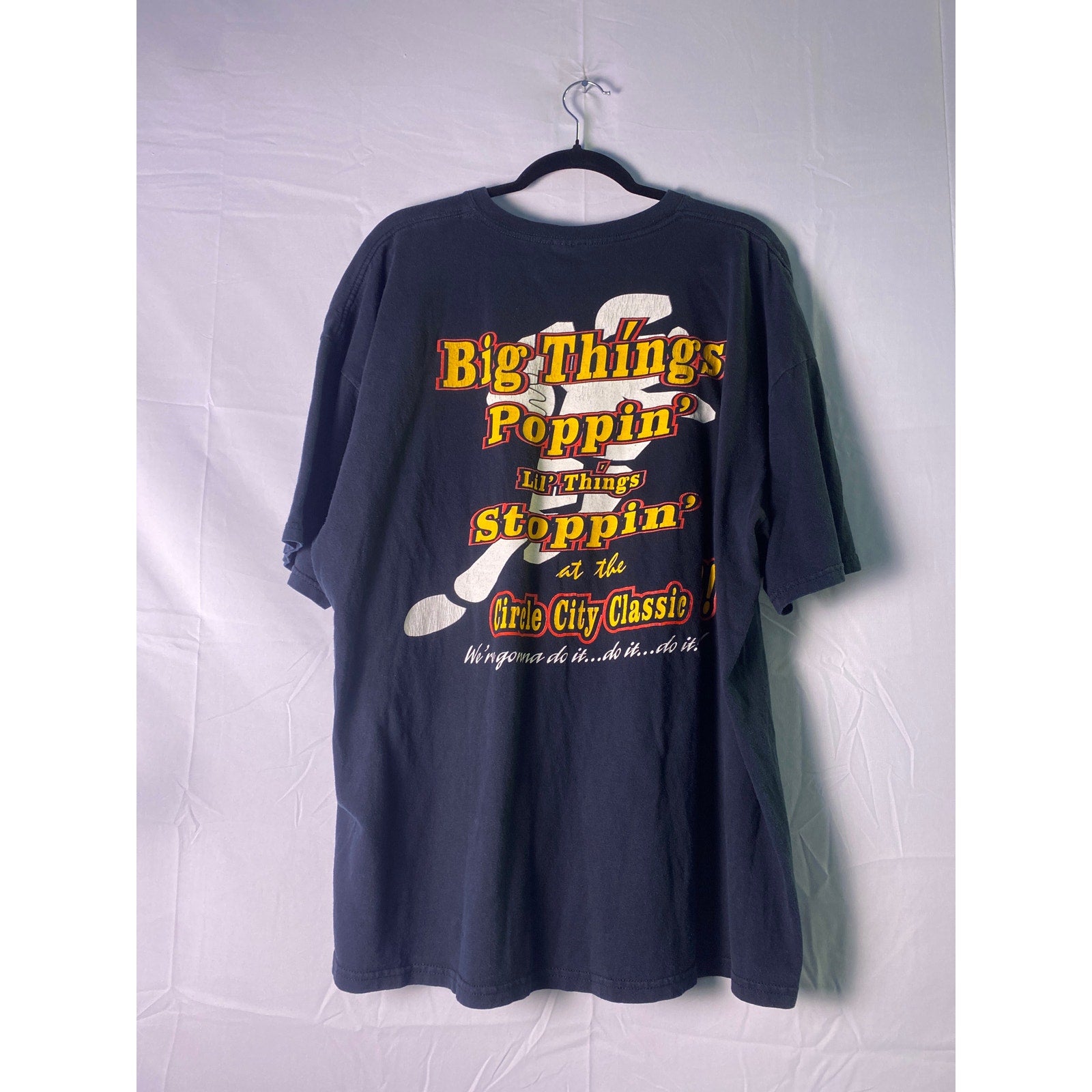 Vintage Coca-Cola Black Circle City Classic Short Sleeve Top Men's Size 2XL
