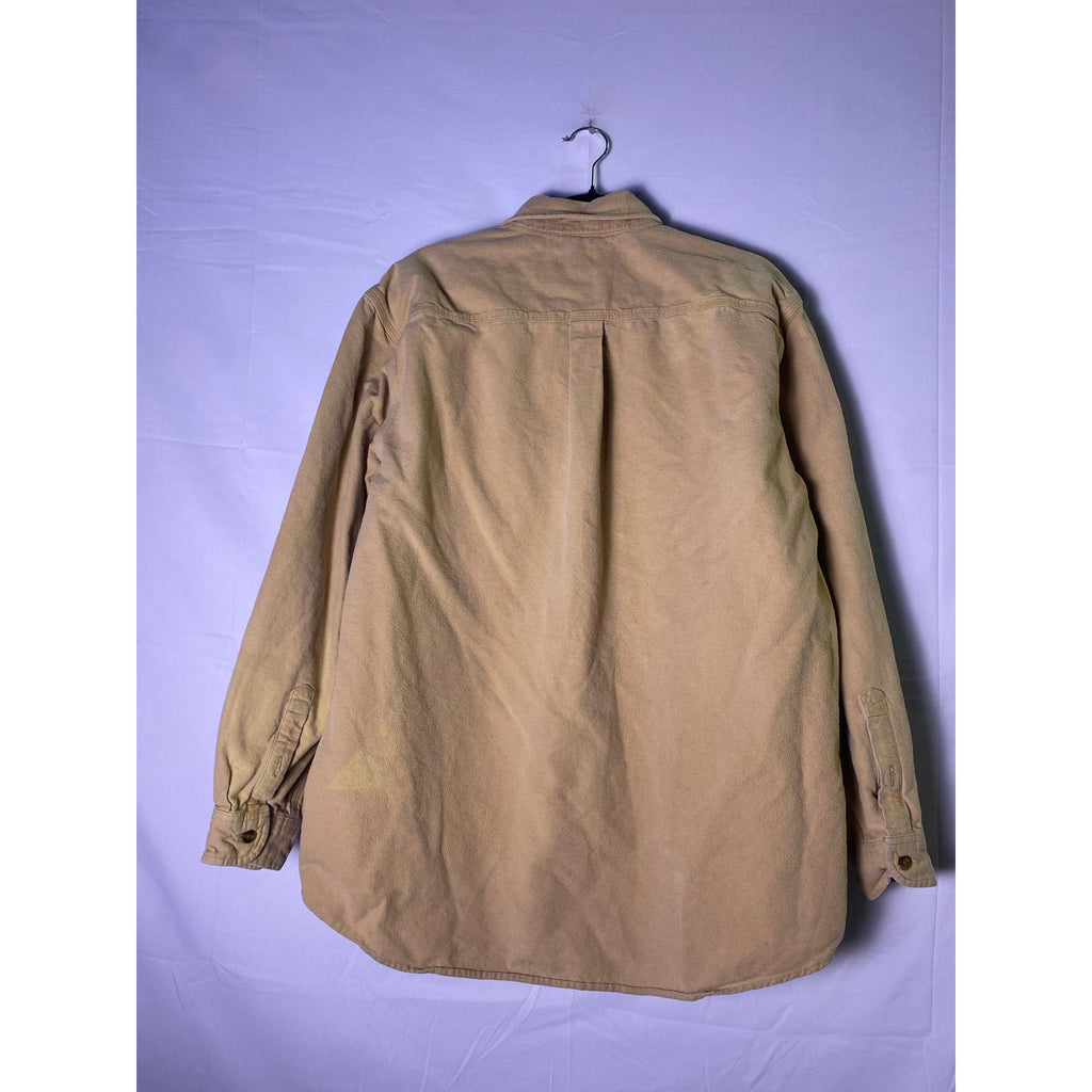 Carhartt Work Shirt Original Fit Flannel Button Up Long Sleeve Pockets Large
