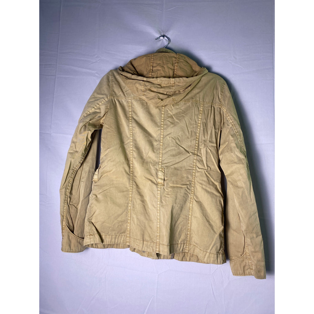 Esprit Khaki Cargo Full Zip Jacket w/ Zip Pockets Women's Size XS/S