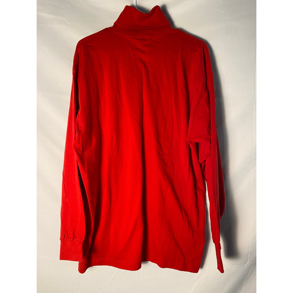 Vintage Red IU Indiana Embroidered Turtleneck