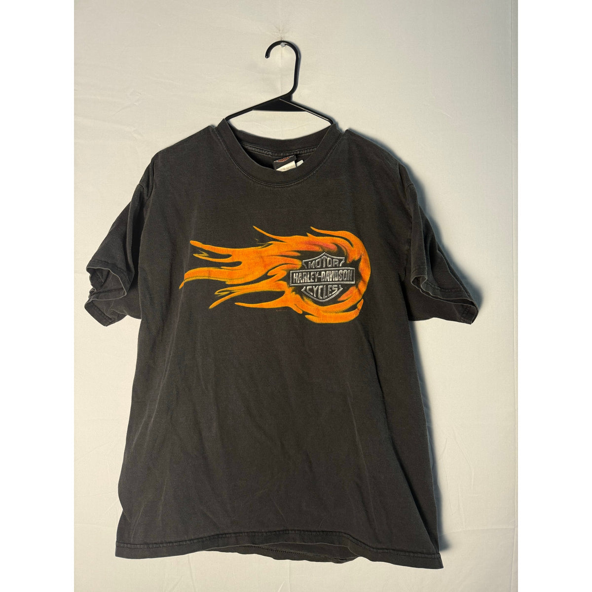 Harley Davidson FT. LAUDERDALE, Florida Fireball Graphic Print Shirt Large
