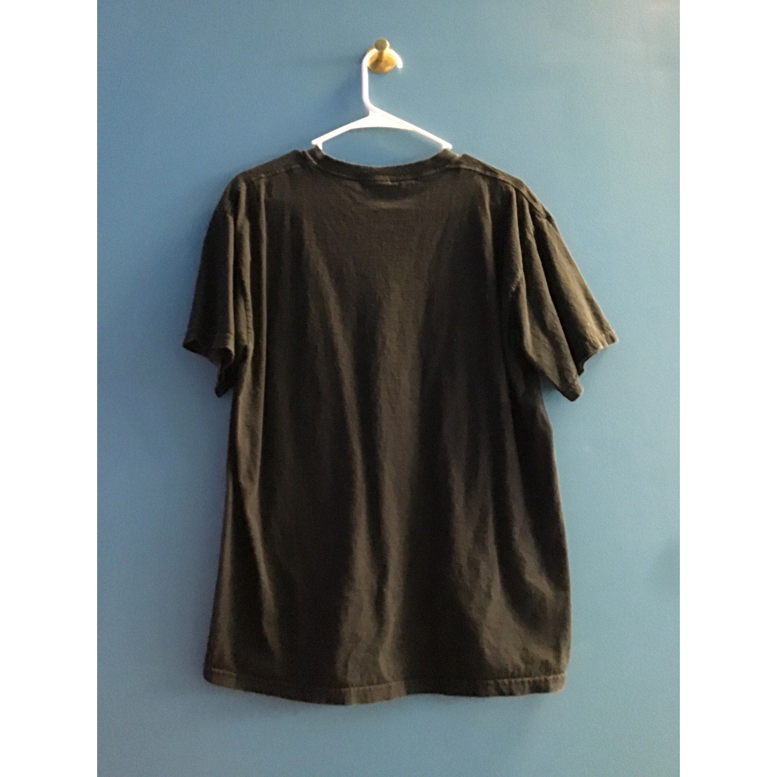 Y2K IU INDIANA Hoosier Graphic Print Black Arch T-shirt Women's Size Large