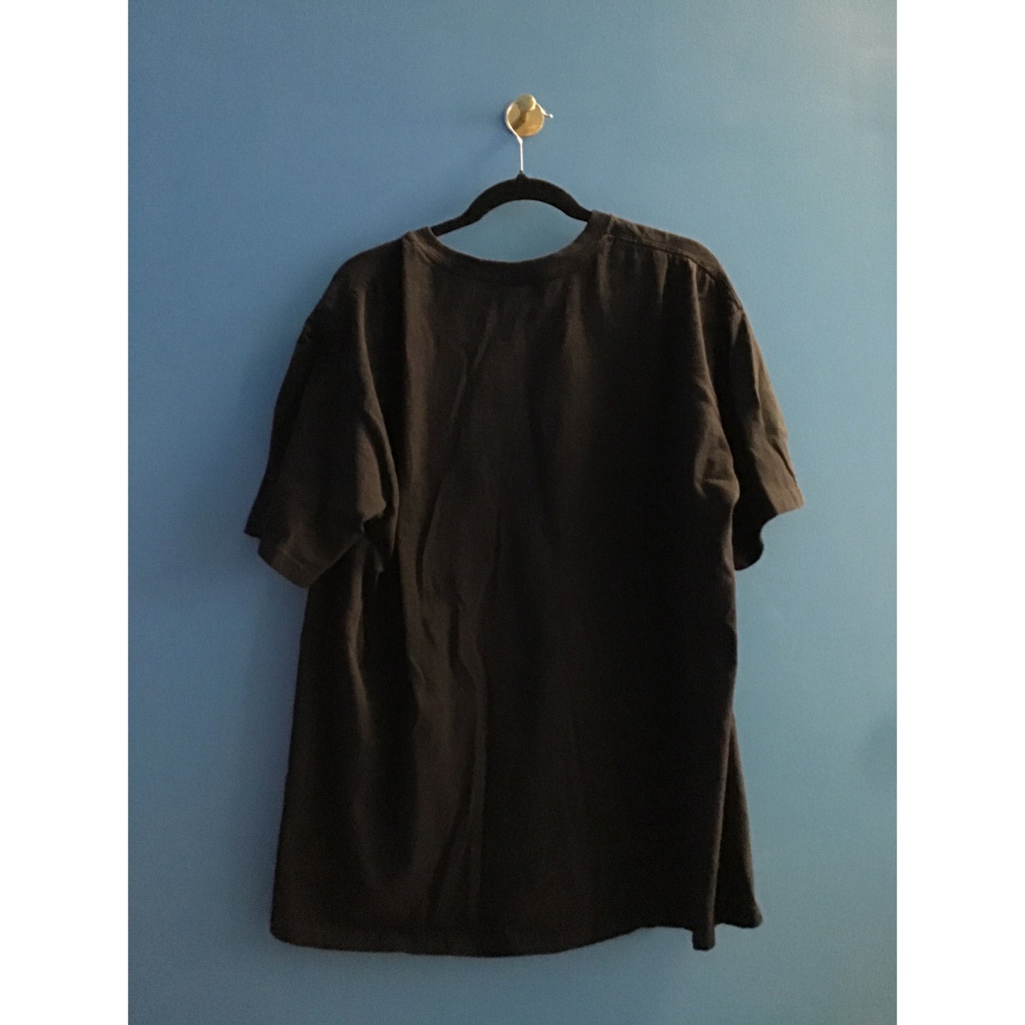 Barack Obama Change is Here! 1-20-2009 Cash Print Black Shirt Adult Size XL