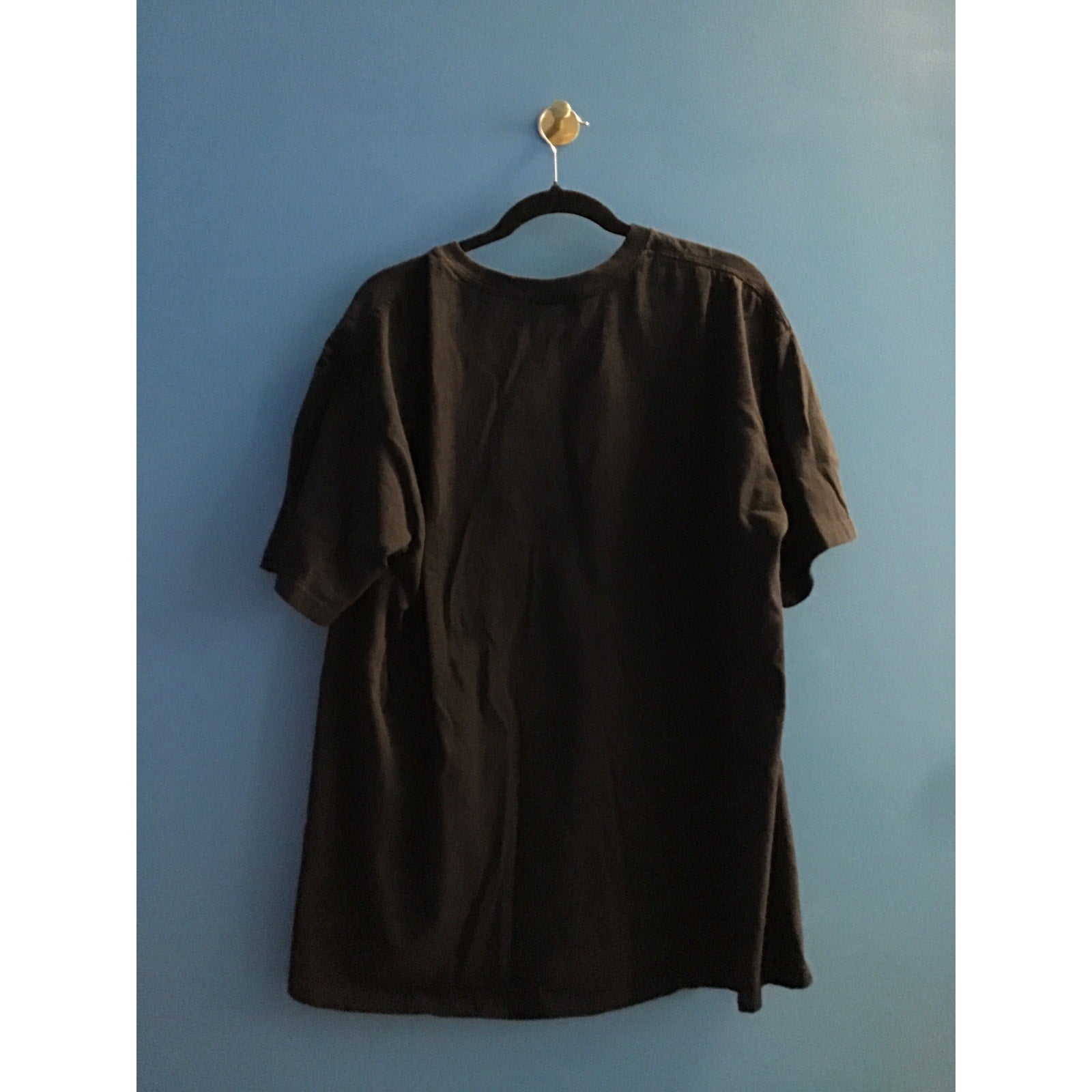 Barack Obama Change is Here! 1-20-2009 Cash Print Black Shirt Adult Size XL