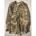 AMECS Green Camouflage Button Up Long Sleeve Front Pockets Long Sleeve Size XL