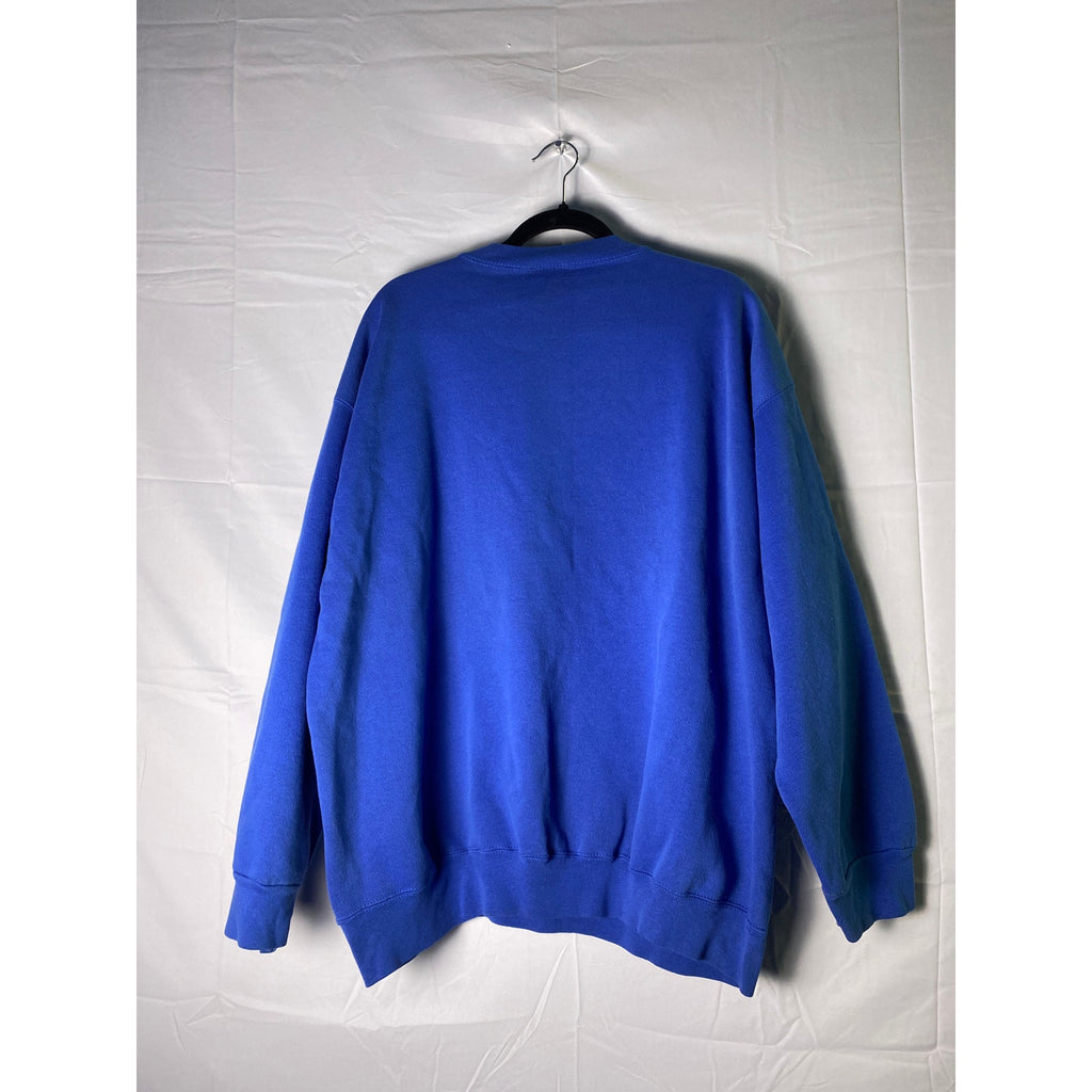 Vintage 90s Logo 7 NFL Indianapolis Colts Crewneck Blue Pullover Sweatshirt XXXL