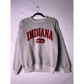 Champion Indiana University MOM Embroidered Crewneck Grey Sweatshirt Small