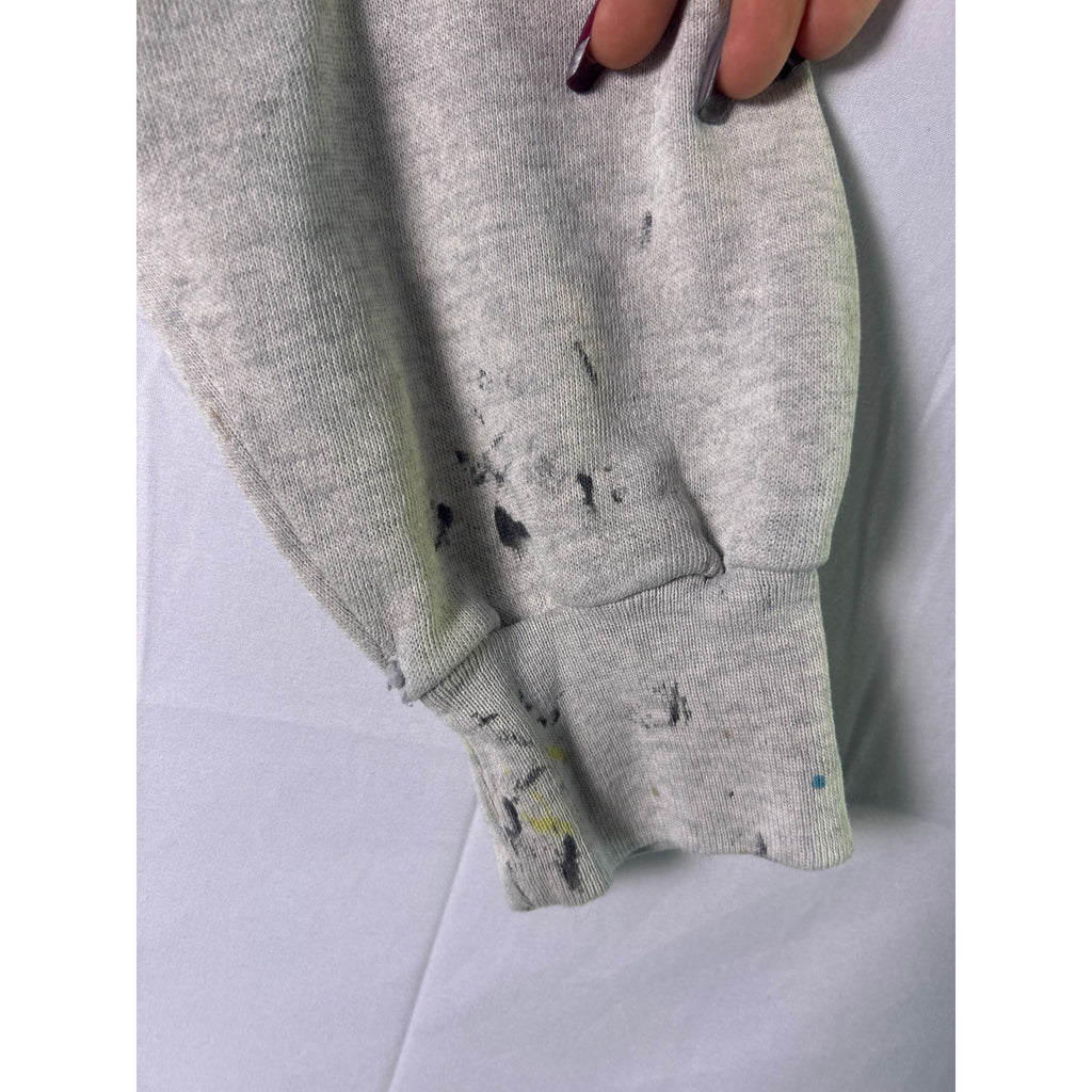 Vintage 90s Delta Basketball Indiana Hoosiers Gray Pullover Sweatshirt Womens XL