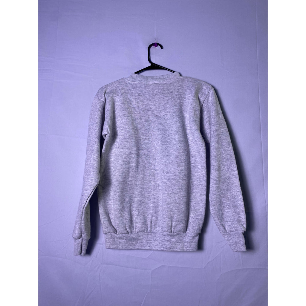 Tultex INDIANA Mickey Mouse Gray Crewneck Pullover Sweatshirt Youth Size Large