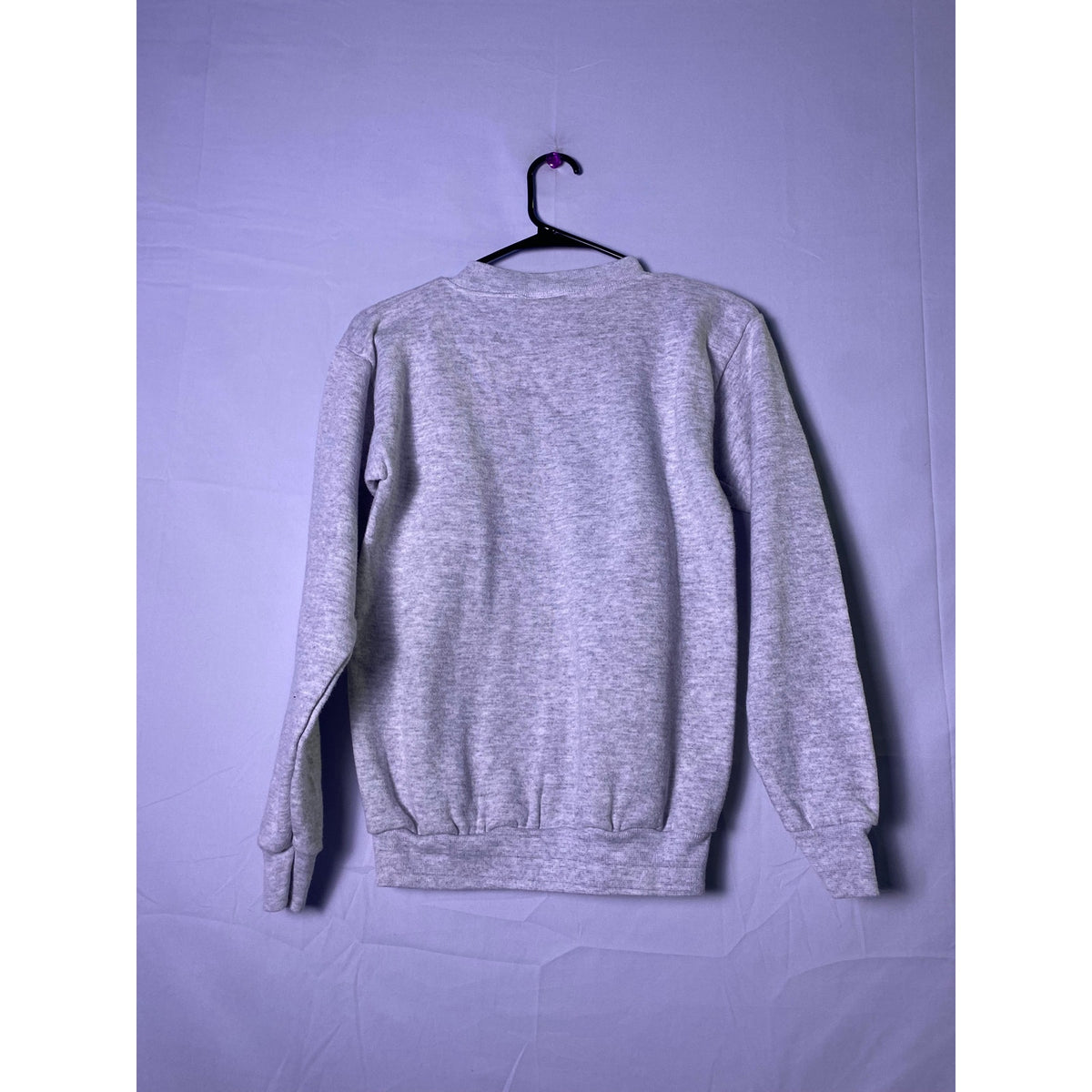 Tultex INDIANA Mickey Mouse Gray Crewneck Pullover Sweatshirt Youth Size Large
