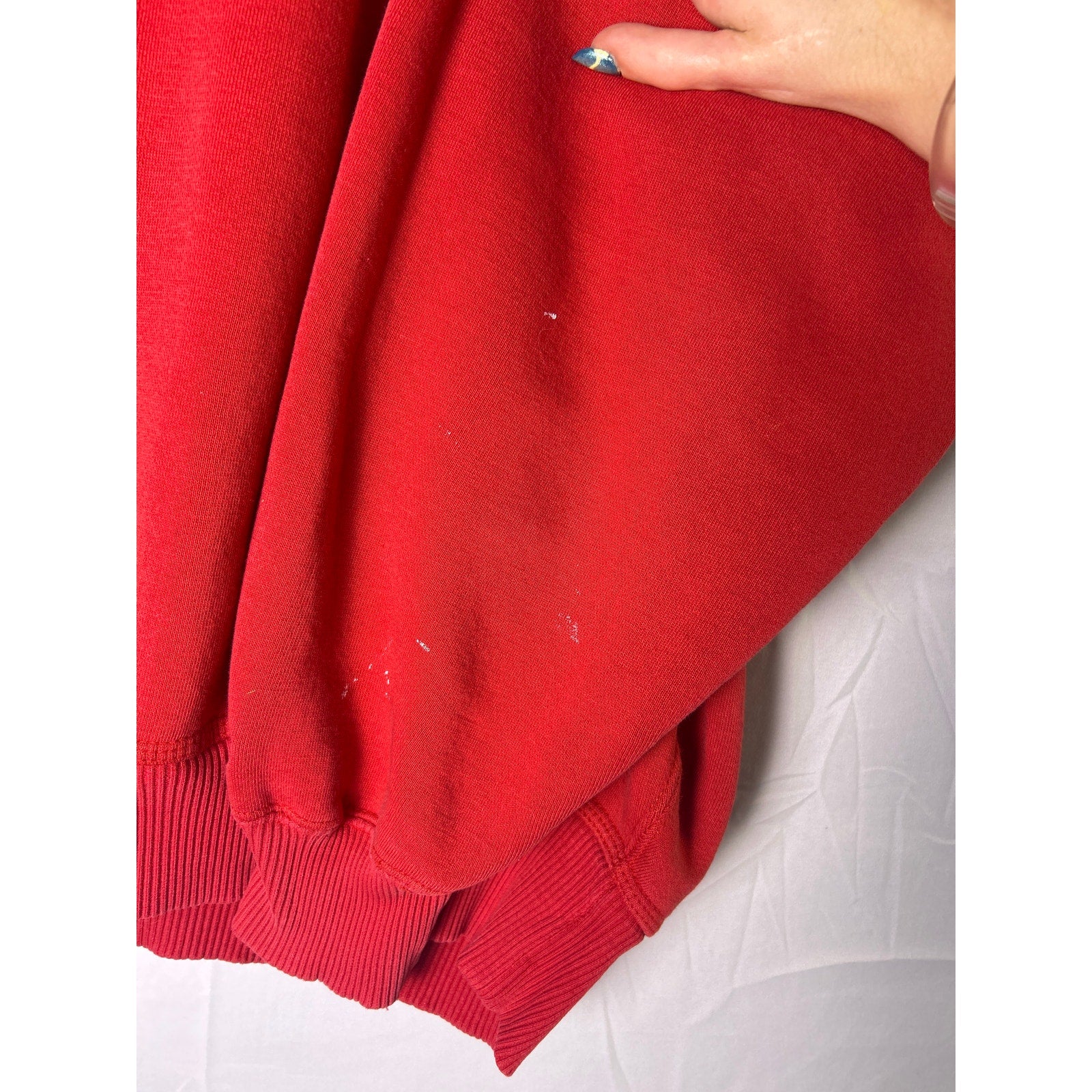 Cable Sportswear INDIANA Embroidered Red Pullover Sweatshirt Women's Size Large