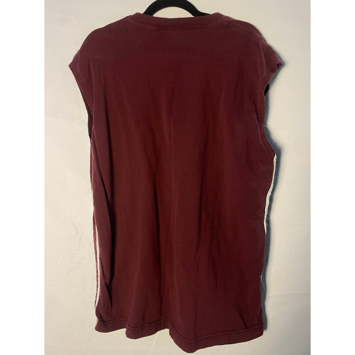 Burgundy Liberty Choppers Biker Sleeveless Maroon Tee Men's Size Large