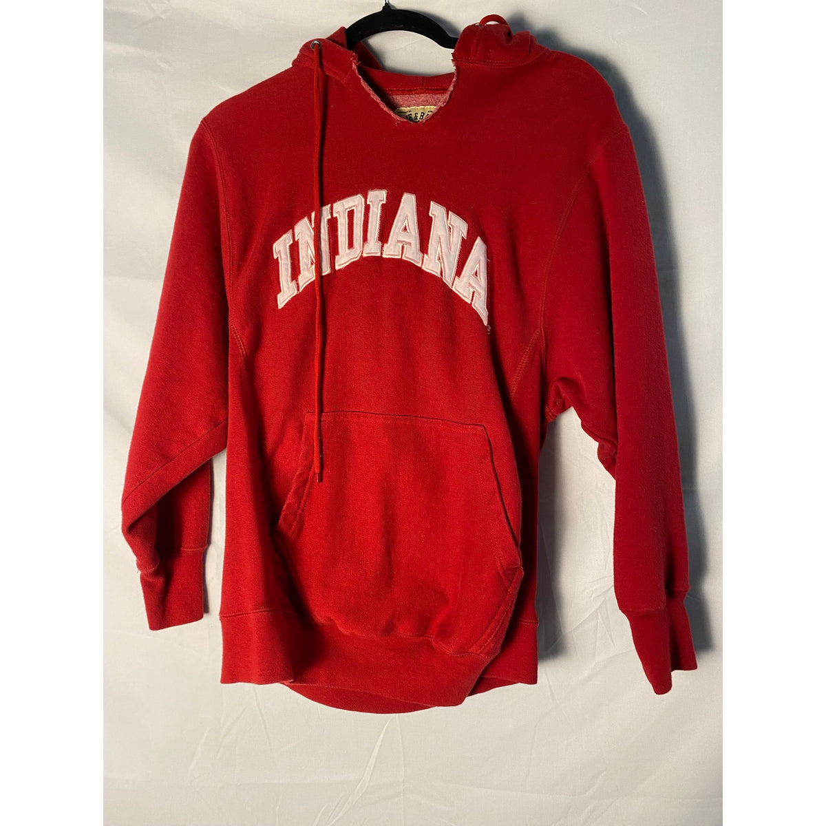 Vintage 90s Steve+Barrys IU Indiana Embroidered Hoodie