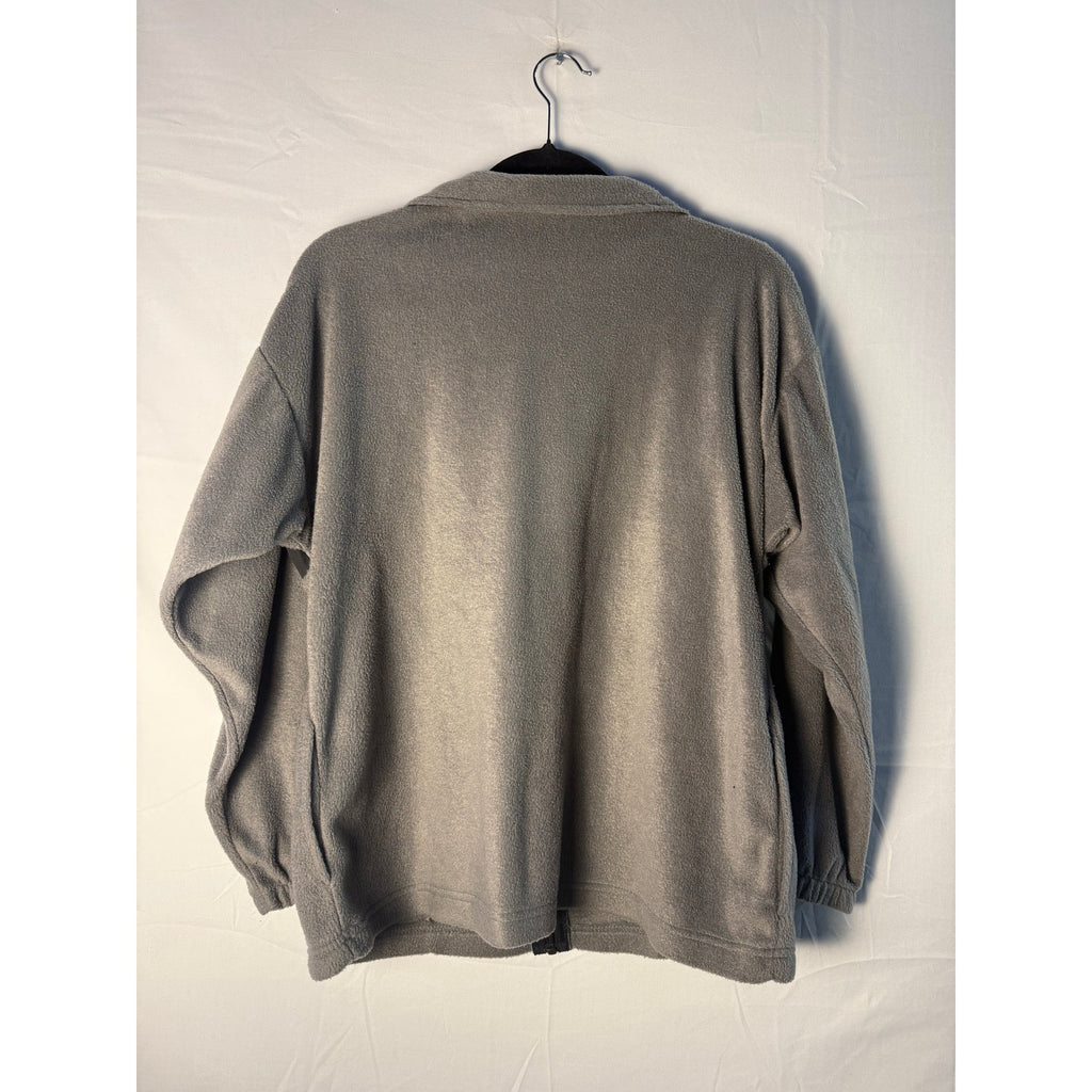 Team USA 2012 London Olympics Full Zip Gray Black Fleece Jacket Mens Size Medium