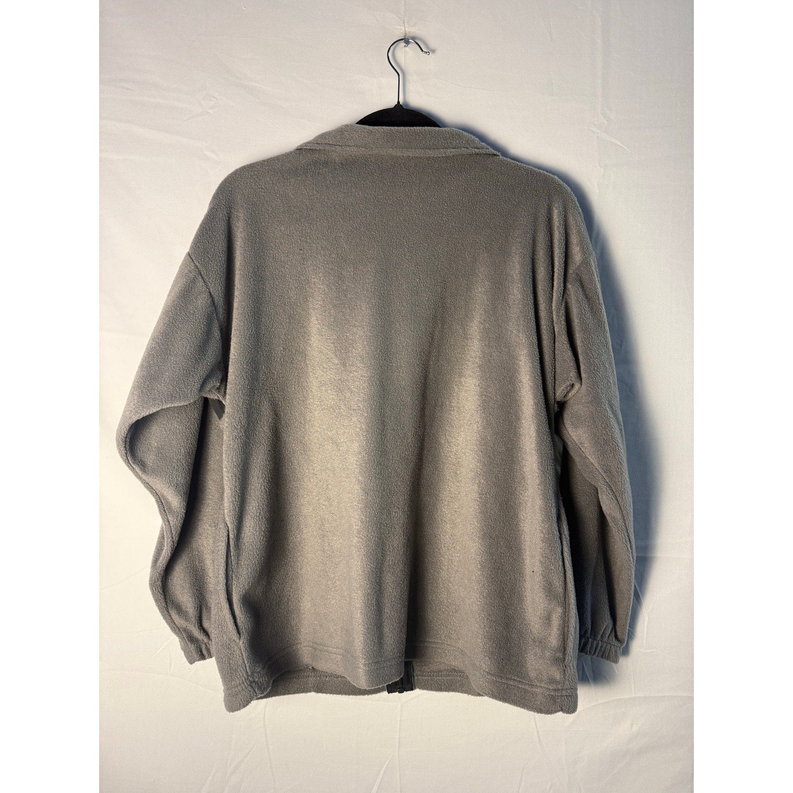 Team USA 2012 London Olympics Full Zip Gray Black Fleece Jacket Mens Size Medium