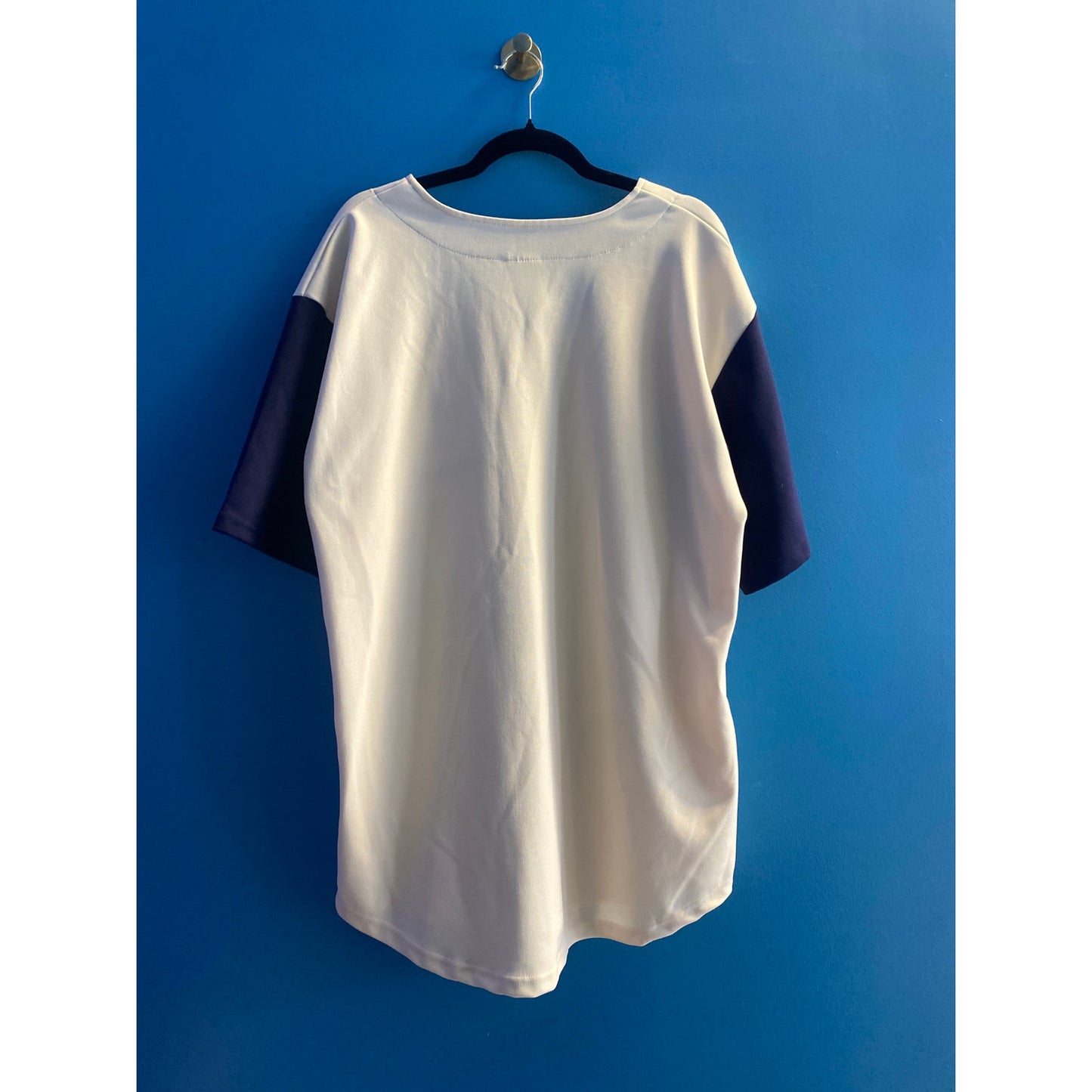 ACME St. Pauli Girl German Beer Men's Baseball Jersey White Blue Size XL