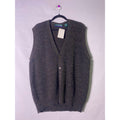 Claybrooke Brown Vest Wool Blend V-Neck Golf Grandpa Sweater Men's Size Large