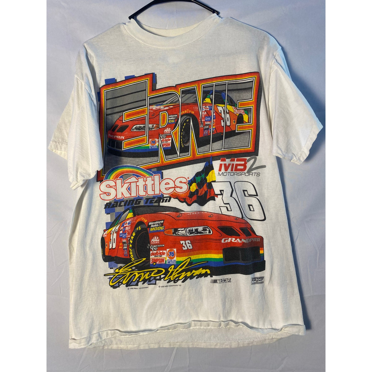 NASCAR Ernie Skittles Racing Tshirt