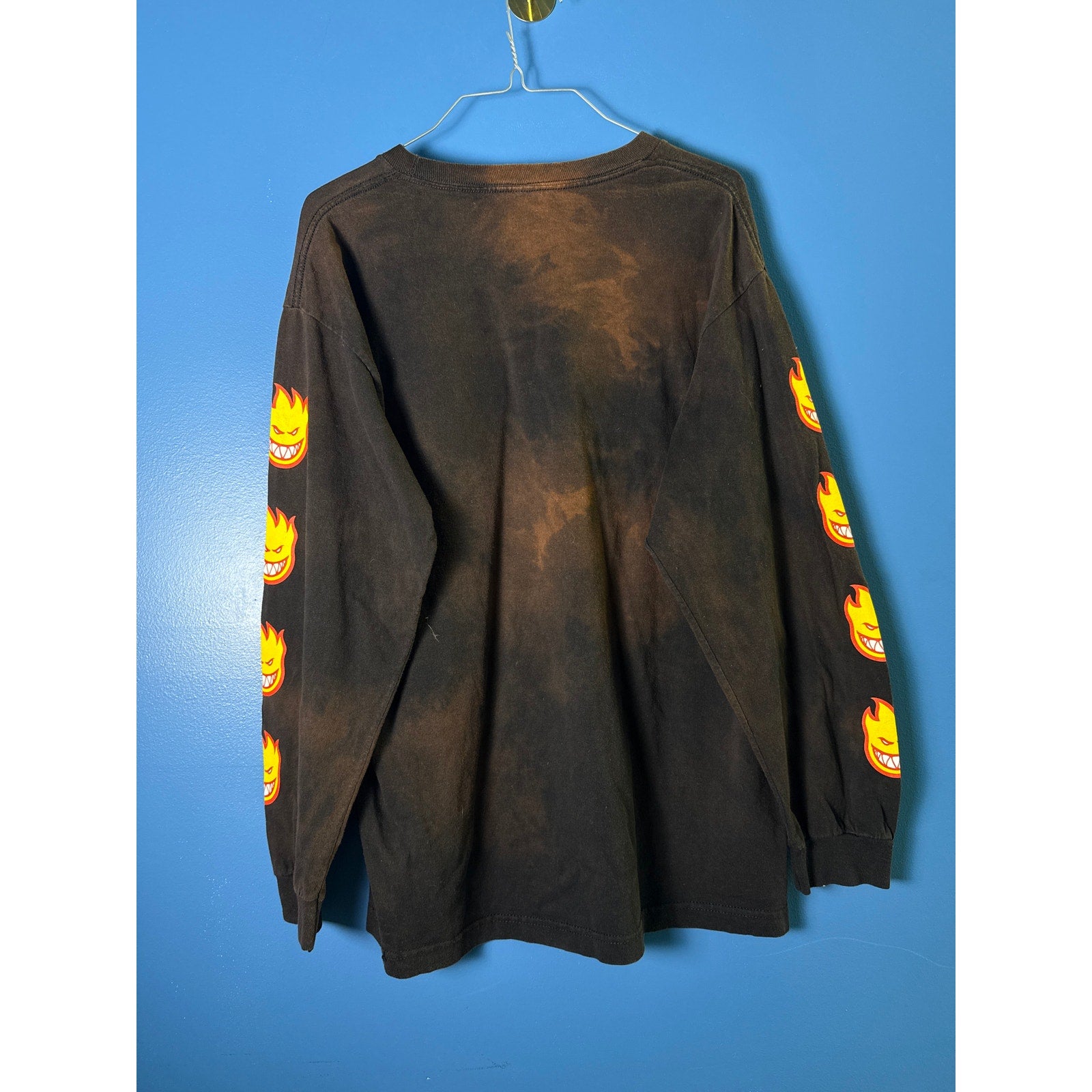 Spitfire Wheels Old E Bighead Fill Long Sleeve Skate T-Shirt Men's Size Large