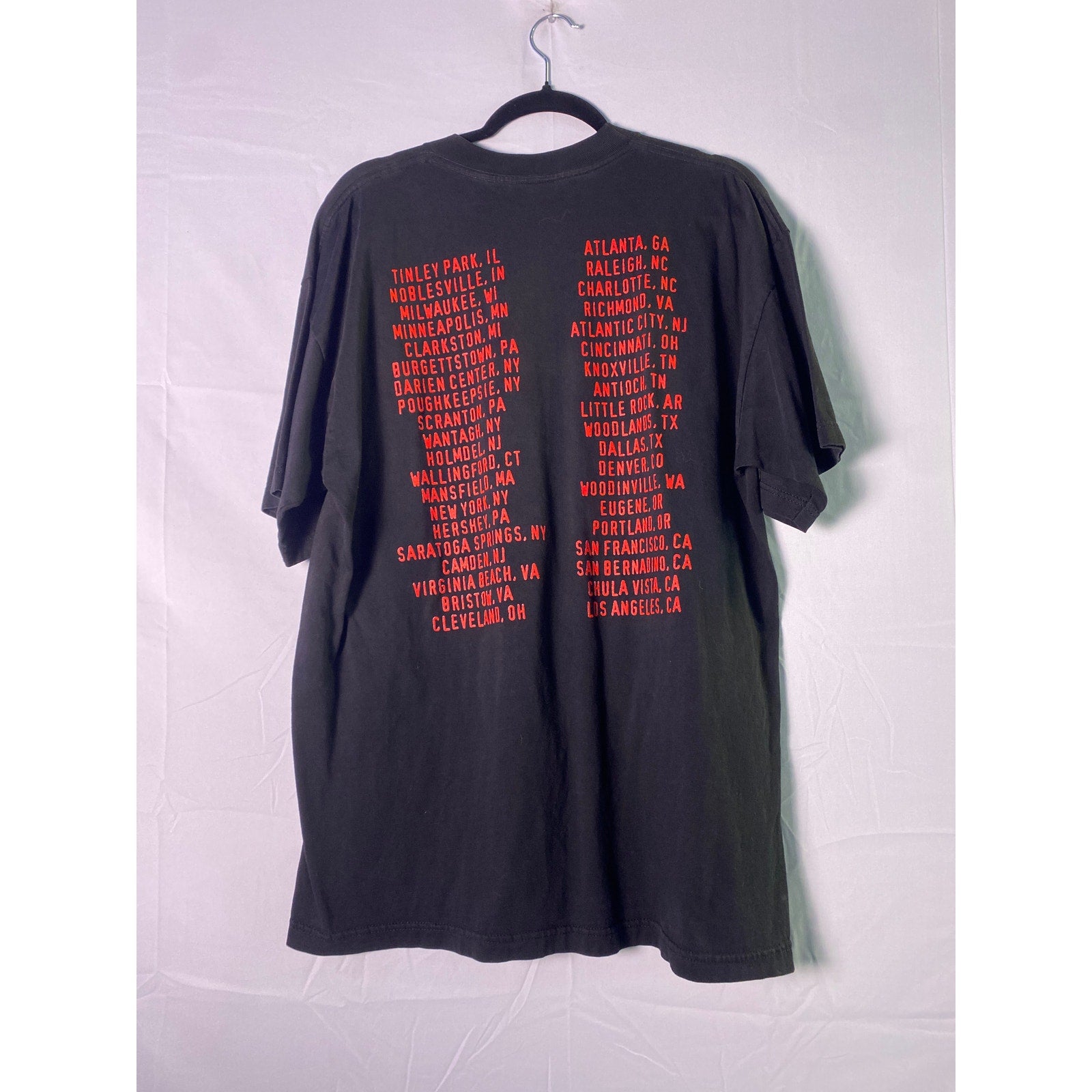 John Fogerty Swamp Rock Band Black Shirt Graphic Print Men's Size XL
