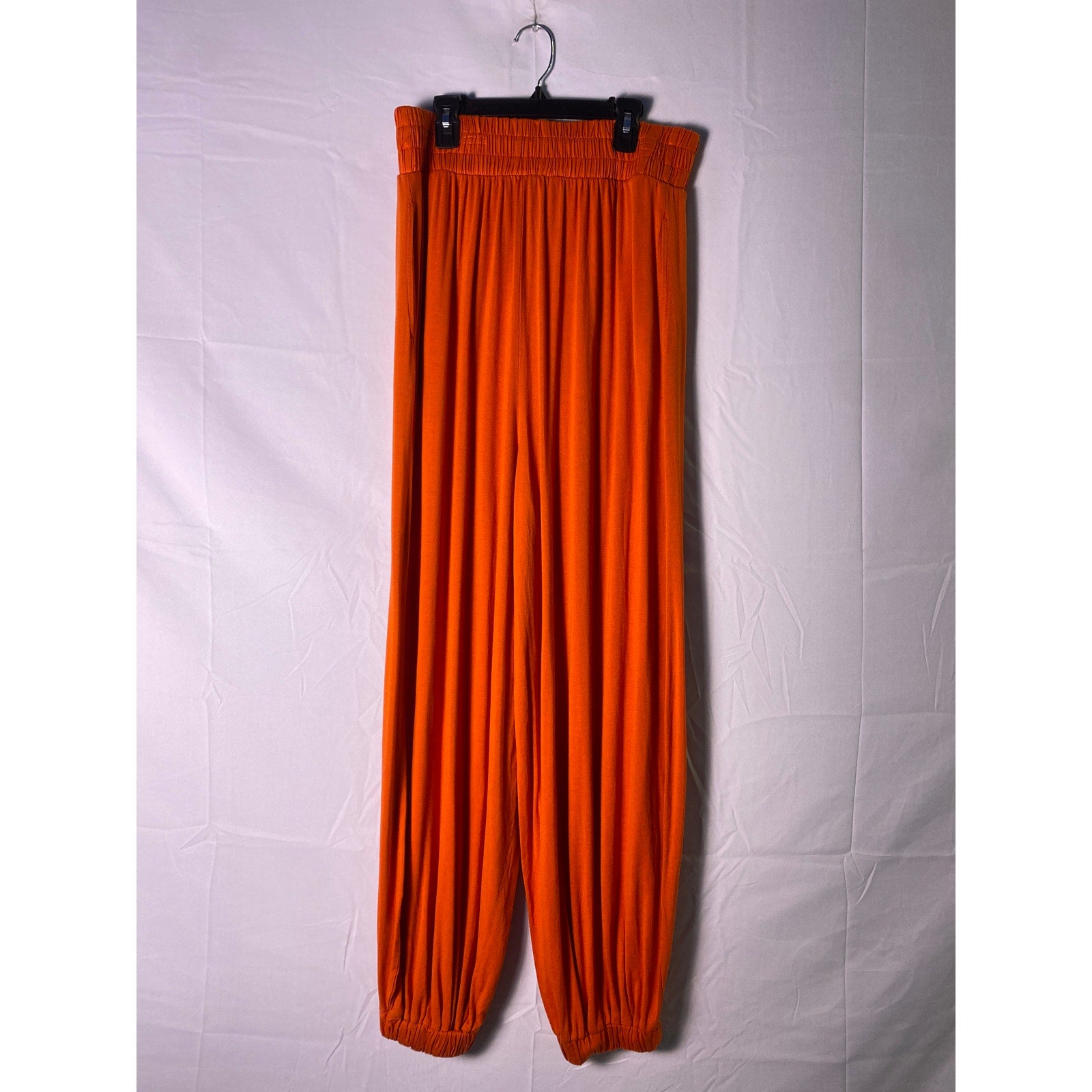 Free People Ali Pants in Rust Modern Balloon-Style Pull On High Rise Women Large