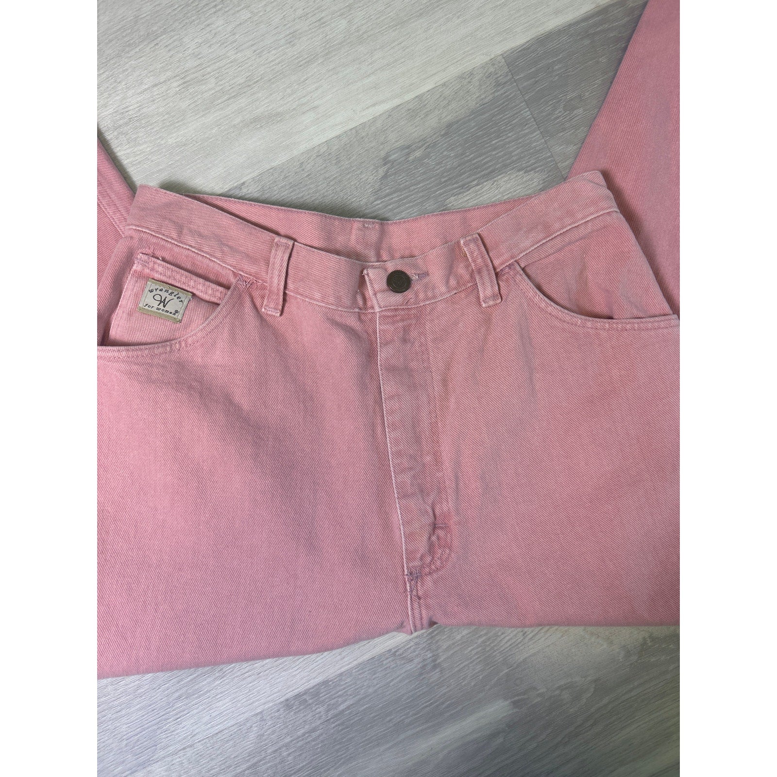 Wrangler Light Pink Denim Skinny Jeans w/ Pockets Women's Size 27W