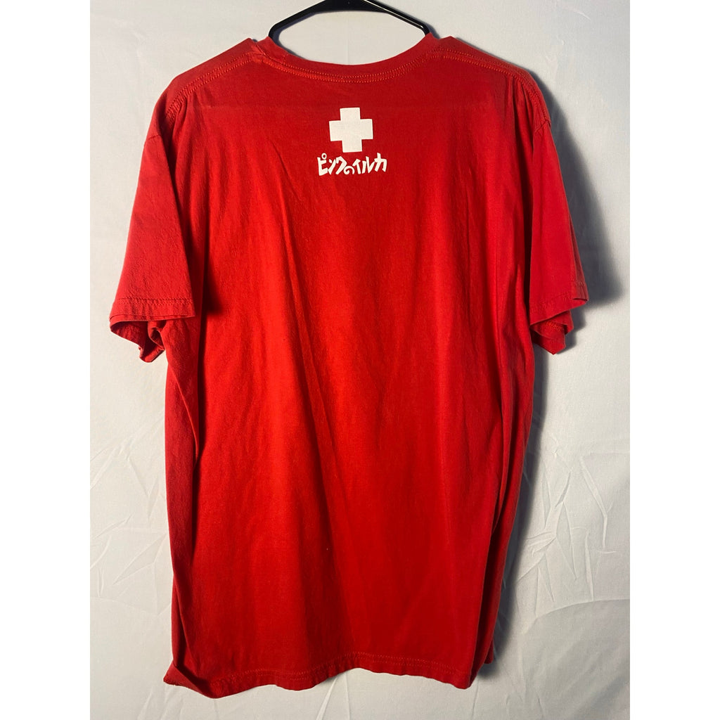 Pink Dolphin Iruka Cold As Ice Graphic Print Red T-Shirt Men's Size Large