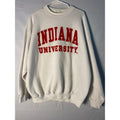 Tultex Vintage 90s IU Indiana University White Crewneck Sweater Pullover Sze XL?