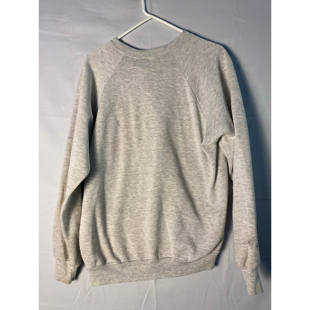 Vintage 90s IU Indiana Basketball Gray Crewneck Sweater Pullover Men's Size XL