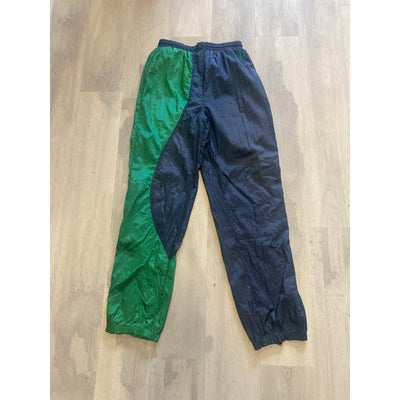 1990s Pro Player by Daniel Young Green Blue Nylon Track Pants Men's Large AS IS