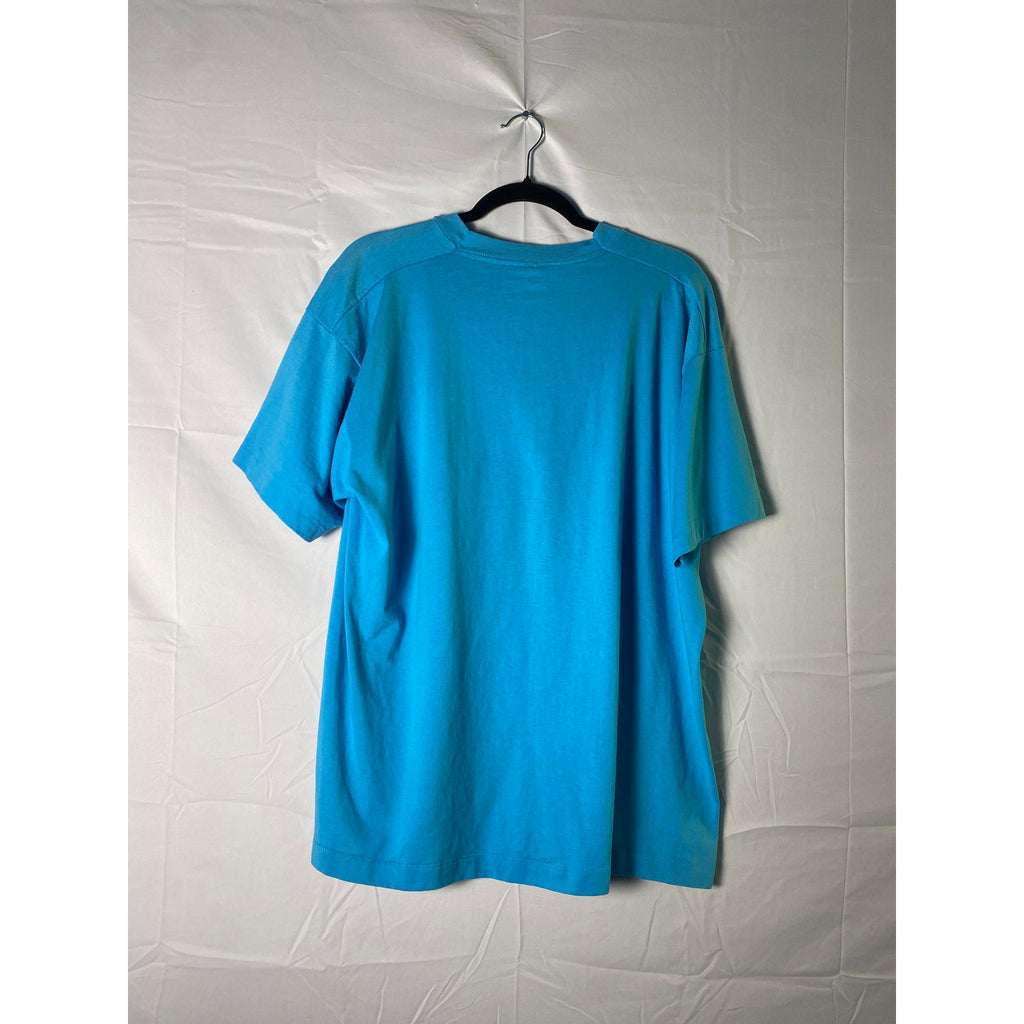 Fruit of the Loom Buddy Holly PL. Legendary Surf Ballroom Blue Shirt Adult XL