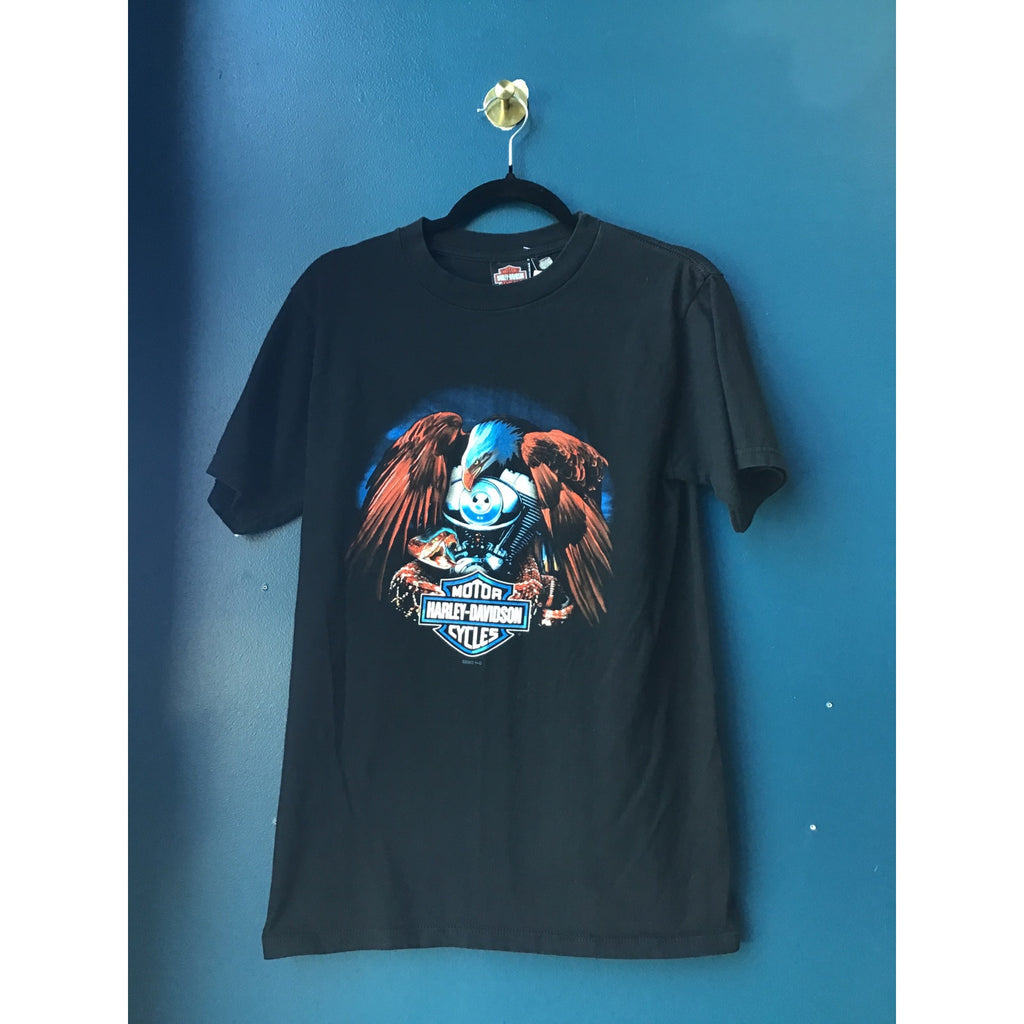 Harley Davidson Motorcycle Eagles Louisville, Kentucky USA Black Shirt Medium