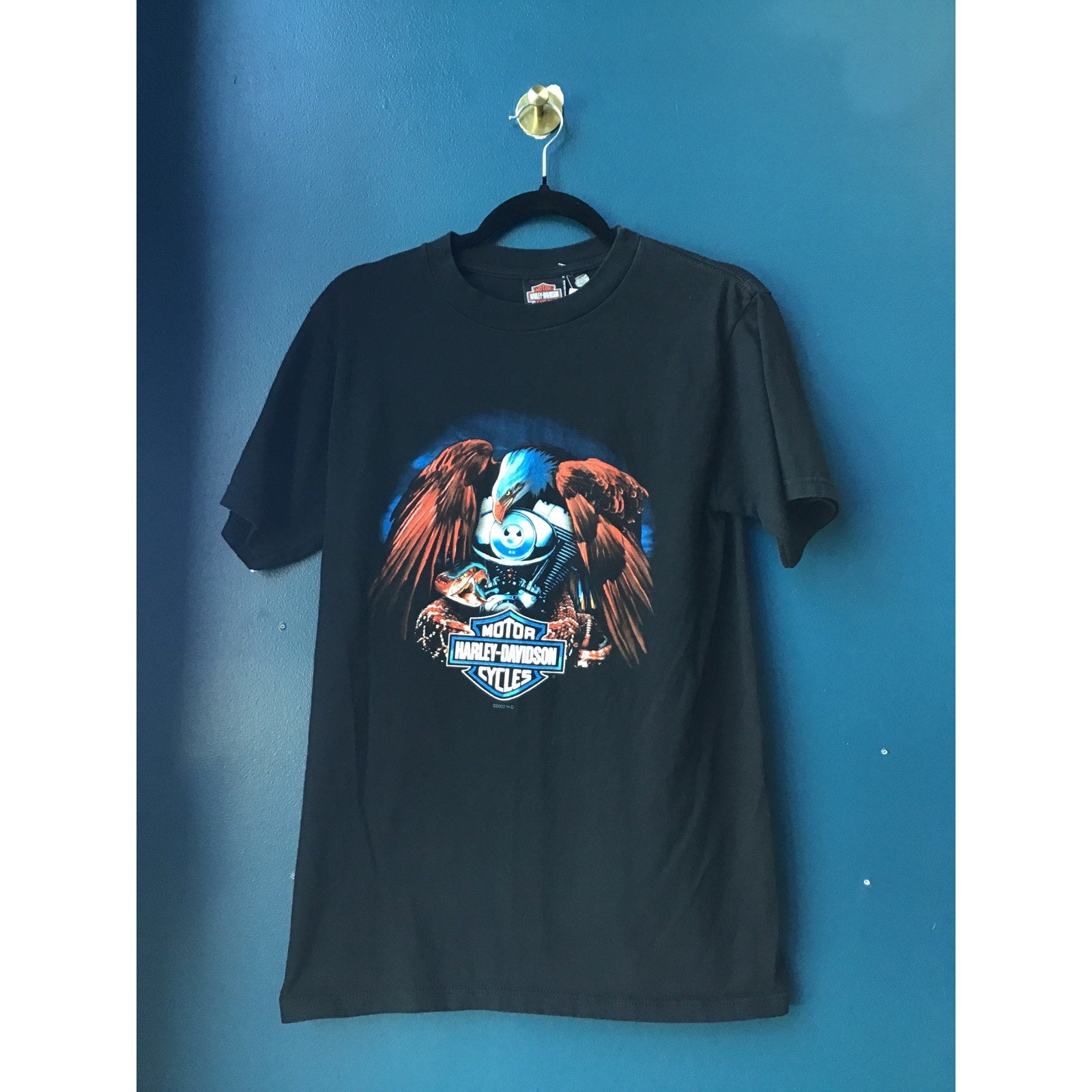 Harley Davidson Motorcycle Eagles Louisville, Kentucky USA Black Shirt Medium