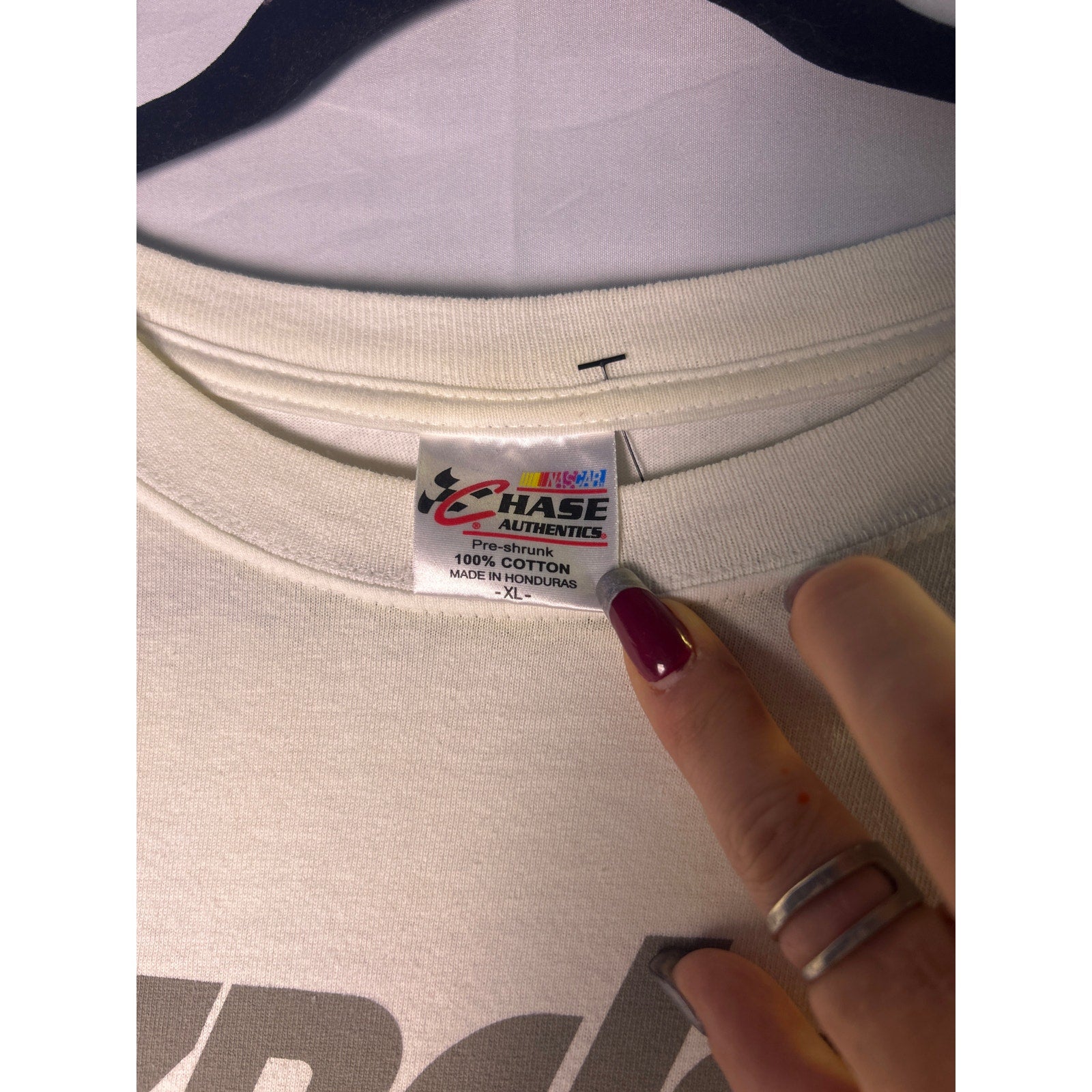 Chase Authentics Hendrick Motorsports Dale Jr. White T-shirt Men's Size XL