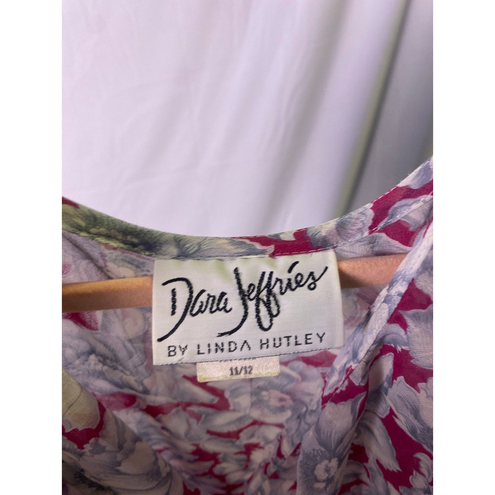 Vintage 80’s Chiffon Flounce Dress