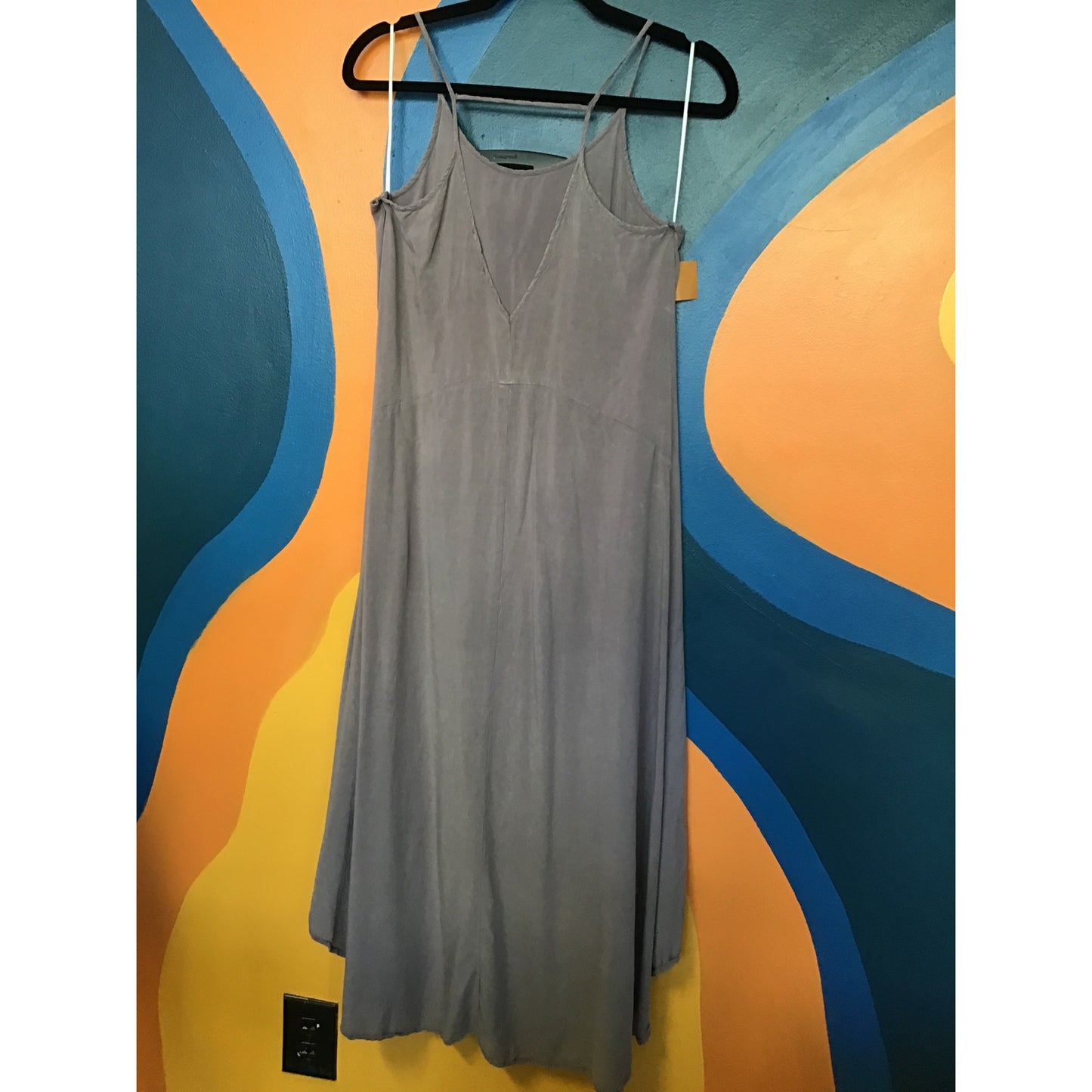 Dusty Mauve Sleeveless Hi-Low Shift Dress Sleeveless Women's Size Medium