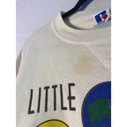 Vintage 90s Russel Athletics Little 500 Crewneck White Sweater Men's Size XL