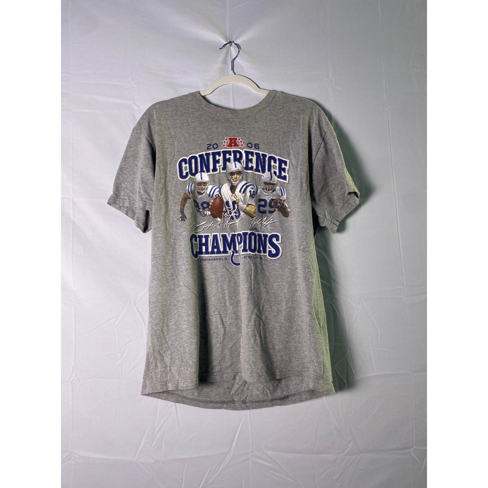 NFL Indianapolis COLTS 2006 Conference Champions Graphic T-shirt Men's Large
