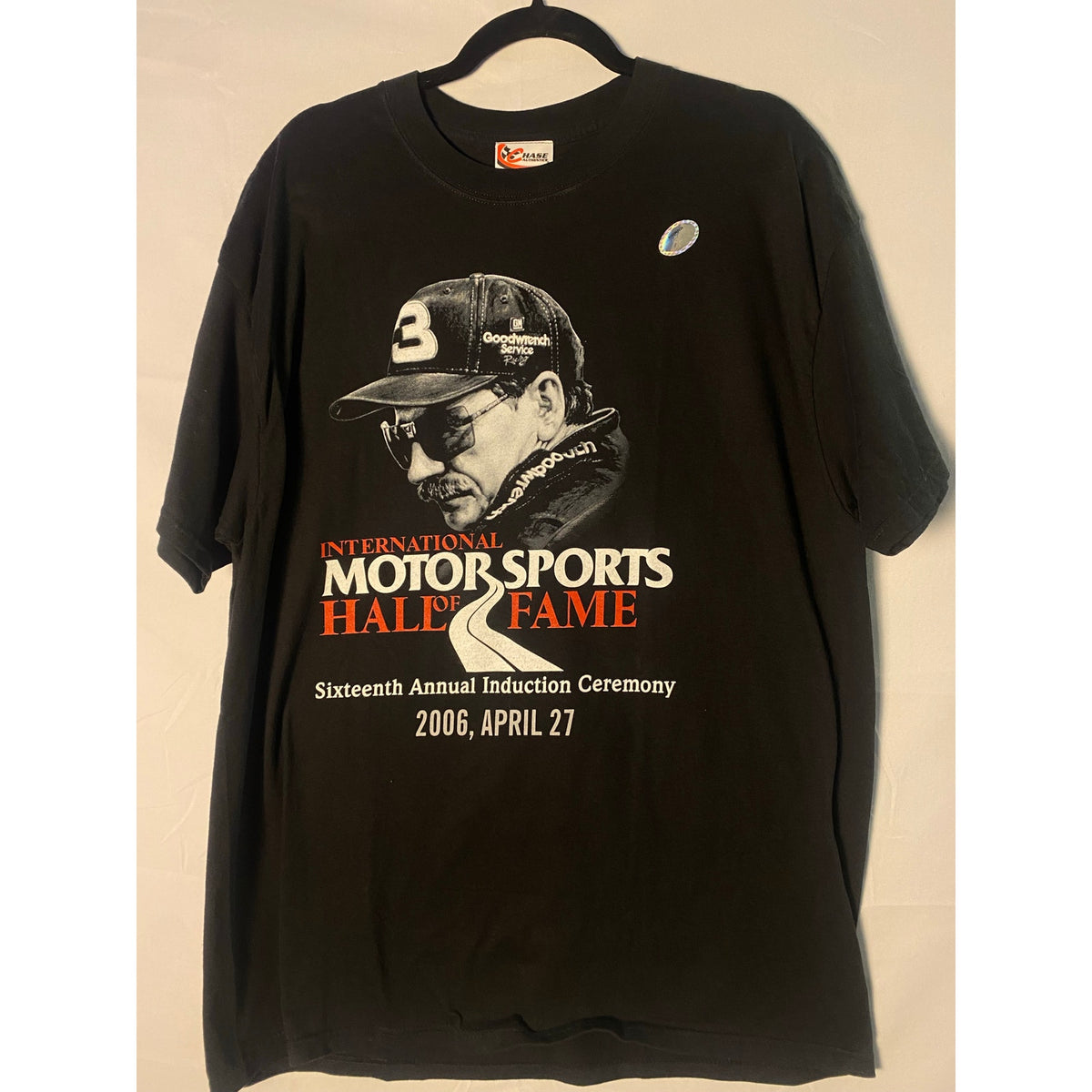 Dale Earnhardt 2006 HOF Racing Chase Authentics Dale Earnhardt 16TH Annual Induction Ceremony April 27, 2006 HOF Racing Shirt