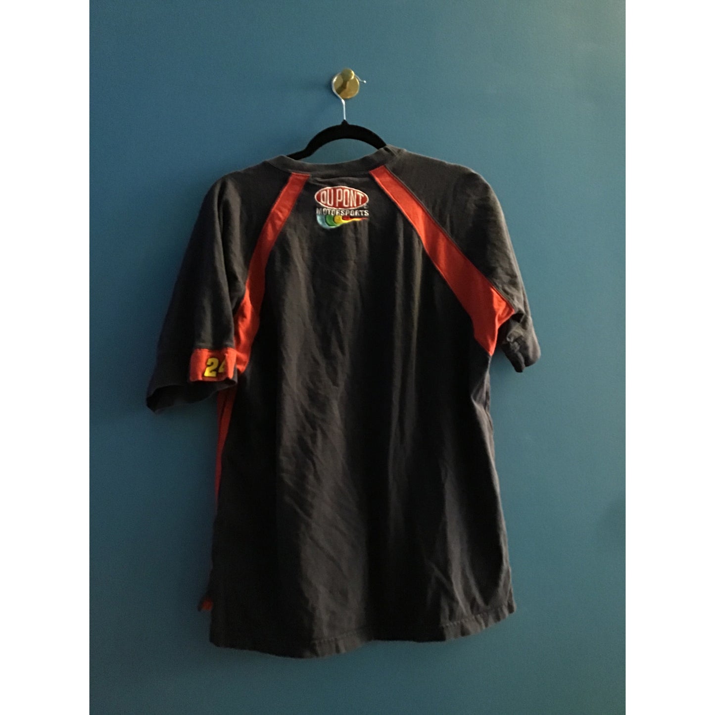 Winner's Circle Jeff Gordon #24 DUPONT Black T-shirt Men's Size