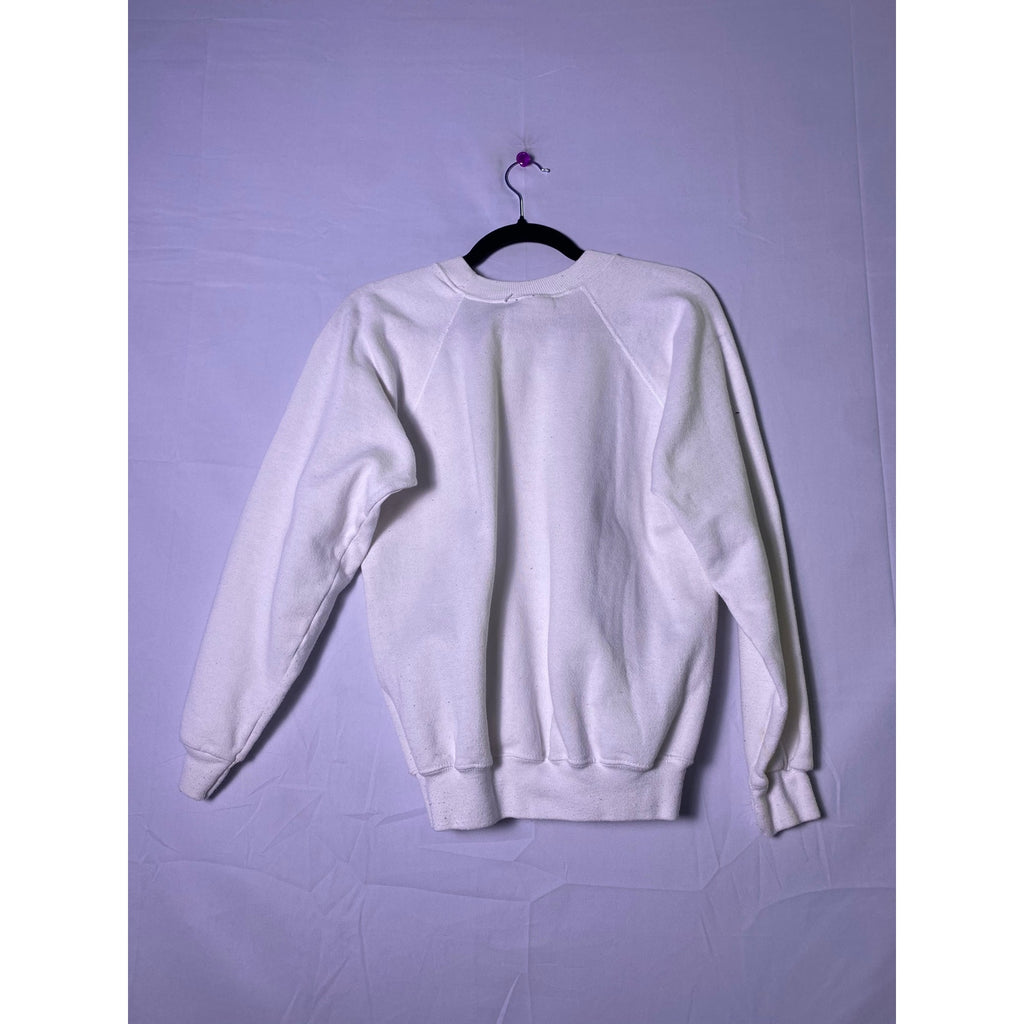 Hanes Simply the Best! IU Indiana Hosiers! White Crewneck Sweatshirt Mens Medium