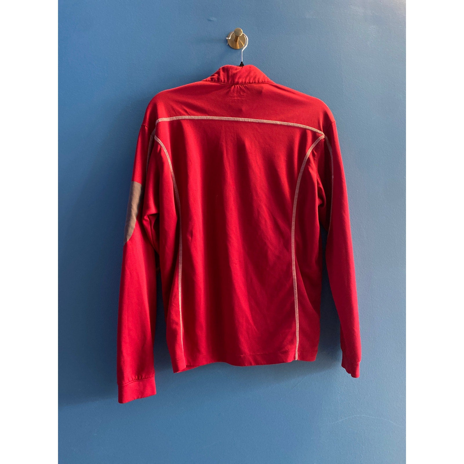 PING IU INDIANA Red Quarter Zip Pullover Sweatshirt Zip Pocket Men's Medium